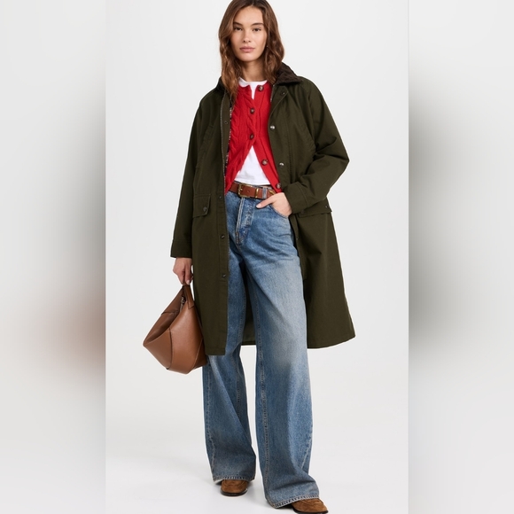 Polo Ralph Lauren Jackets & Blazers - SOLD - Polo by Ralph Lauren Dark Green Trench Coat (?Small)